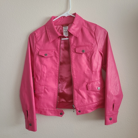 Kids guess leather jacket - Picture 1 of 5